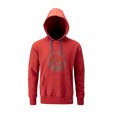 Rab Headwall Hoody - Men's-Rust Logo-Large