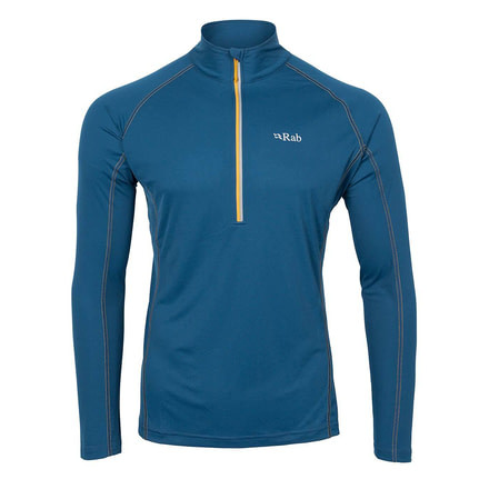 Rab Interval Long Sleeve Crew - Mens, Ink, Small, QBU-40-IK-S