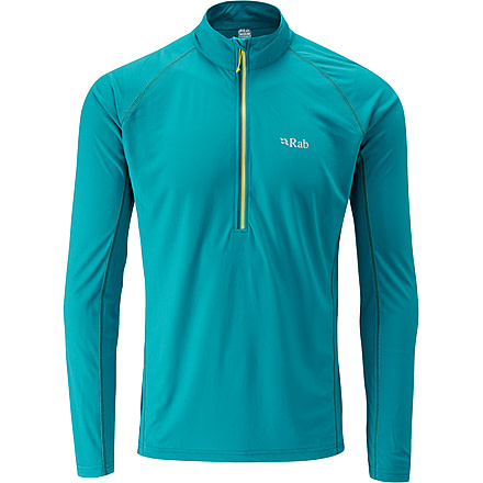 Rab Interval Long Sleeve Zip Tee - Men's-Amazon-Small