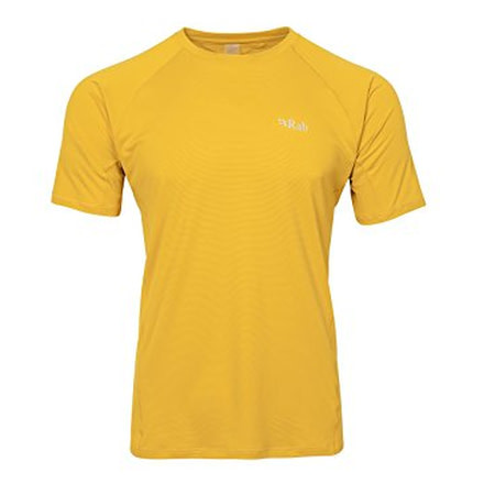 Rab Interval Tee - Mens, Dijon, Extra Large, QBT-50-DJ-XL