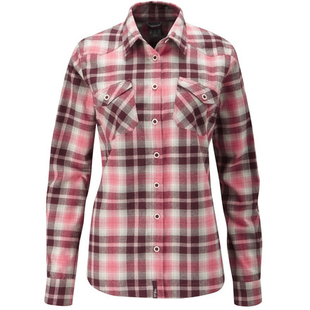 Rab Jacinto Long Sleeve Shirt - Womens-Calypso Coral-Large