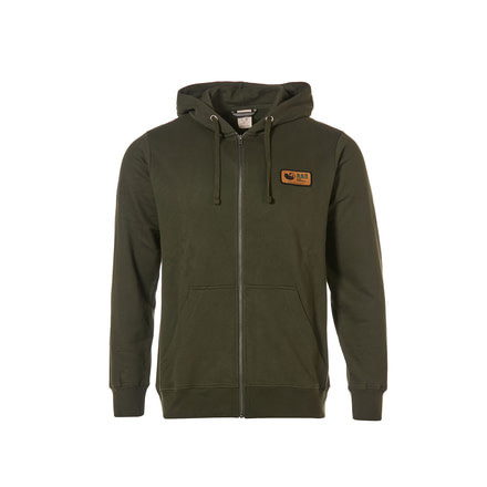 Rab Journey Zip Hoody, Army, Large, QFC-26-AR-L