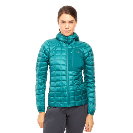 Rab Kaon Jacket - Womens, Atlantis, 12, QDN-82-AT-12