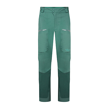 Rab Khroma Converge Pants - Womens, Eucalyptus/Green Slate, 8 US, Regular, QFG-30-EGS-08-RG