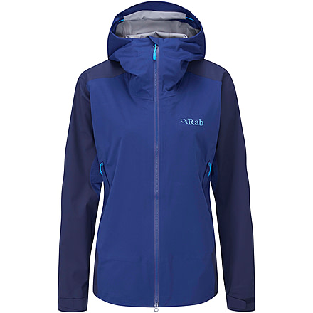 Rab Kinetic Alpine 2.0 Jacket - Womens, Nightfall Blue, 12, QWG-70-NB-12
