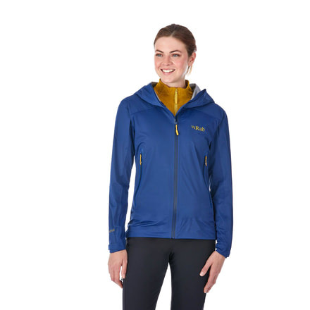 Rab Kinetic Alpine Jacket - Womens, Blueprint, 8, QWF-76-BP-08
