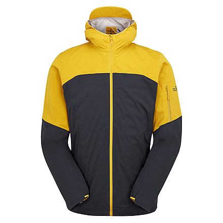 Rab Kinetic Ultra Jacket - Mens, Sahara/Beluga, Medium, QWH-13-SBE-MED