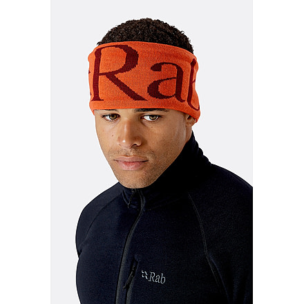 Rab Knitted Logo Headband, Atomic, One Size, QAA-71-AT