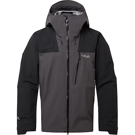 Rab Ladakh GTX Jacket - Mens, Black/Graphene, Small, QWG-67-BL-S