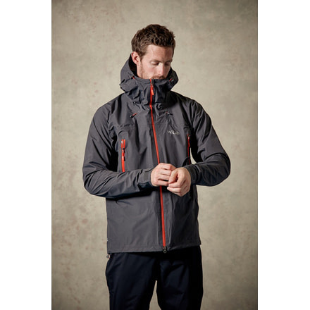 Rab Latok Alpine Jkt, Graphene, Large QWG-02-GP-L-DEMO