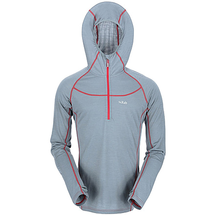 Rab MeCo 165 Hoodie - Men's-Smoke-X-Large