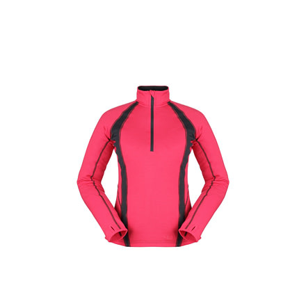 Rab MeCo 250 LS Zip Tee - Womens - Dragonfruit - Medium - 12