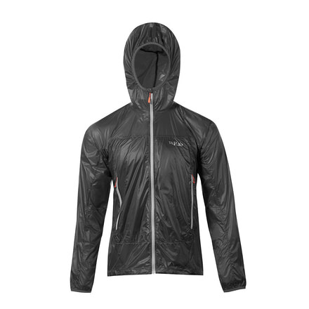 Rab Men's Wind Jacket, Beluga, Large, QXW-29-BE-L