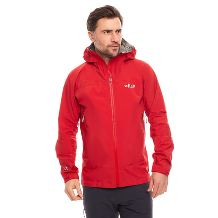 Rab Meridian Jacket - Mens, Ascent Red, Medium, QWG-44-AS-M