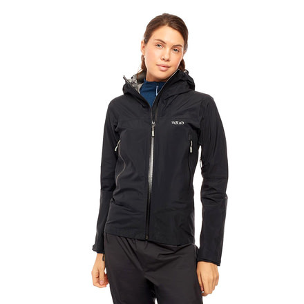 Rab Meridian Jacket - Womens, Black, 10, QWG-45-BL-10