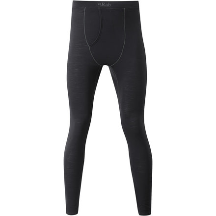 Rab Merino+ 120 Pant - Men's -Ebony-X-Small-Regular Inseam