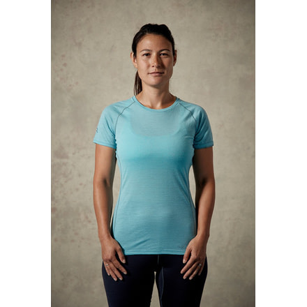 Rab Merino+ 120 SS Crew wmns, Cool Grey, UK12/ US M QBU-16-CG-12-DEMO