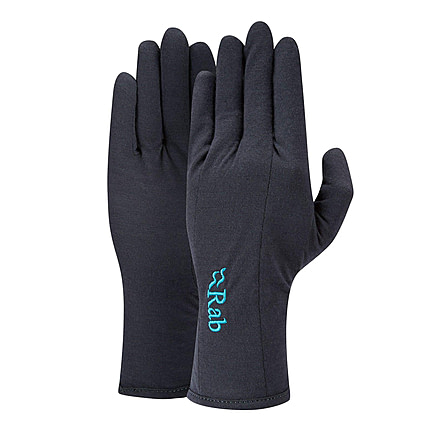 Rab Merino+ 160 Glove - Womens, Ebony, Extra Large, QAG-32-EB-XL