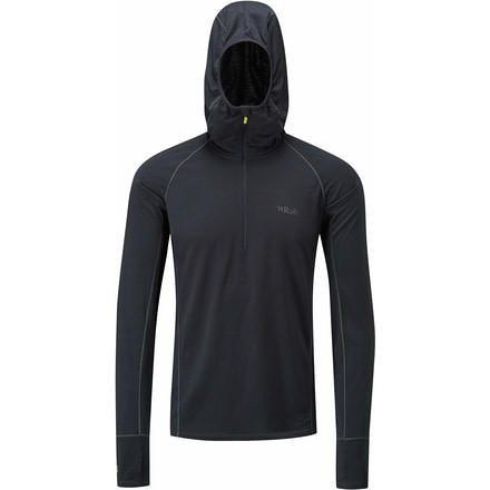 Rab Merino+ 160 Hoody - Men's -Ebony-X-Small