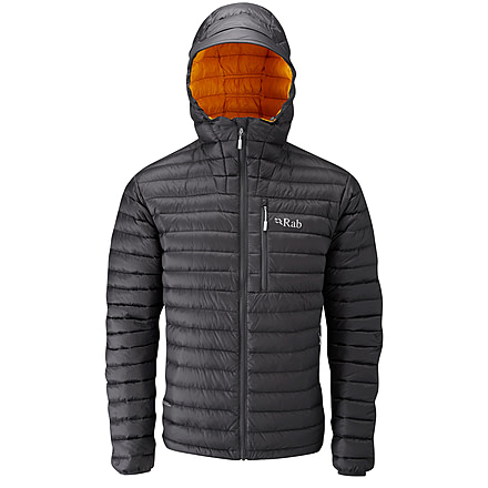 Rab Microlight Alpine Jacket - Mens-Beluga/Squash-X-Large