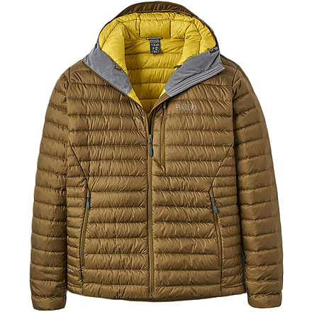 Rab Microlight Alpine Jacket - Mens, Oak, Large, QDB-12-OAK-LRG