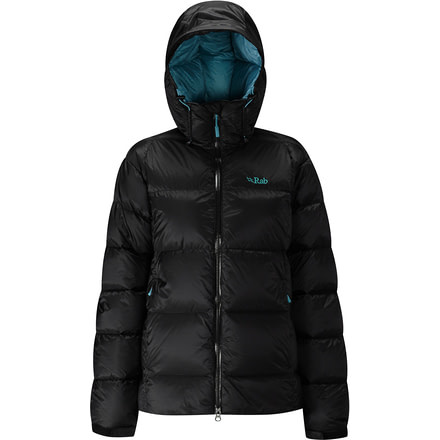 Rab Neutrino Endurance Jacket - Women's-Black/Sea Glass-16