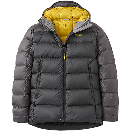 Rab Neutrino Pro Hoody - Men's, Black/Graphene, Large, QDB-85-BGP-LRG