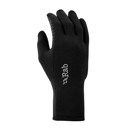 Rab Power Stretch contact Grip Glove, Black, Large, QAH-53-BL-L
