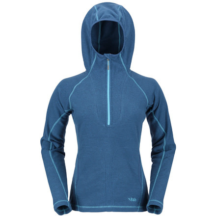 Rab Power Stretch Hoodie - Womens-Ink-Medium