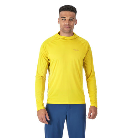 Rab Pulse Hoody - Mens, Sulphur, Medium, QBU-75-SU-M