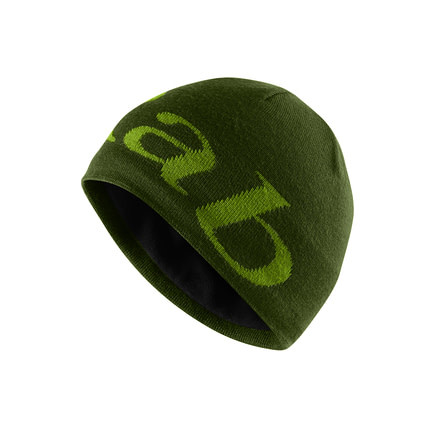 Rab Logo Beanie - Unisex, Army, One size, QAA-09-AR-U
