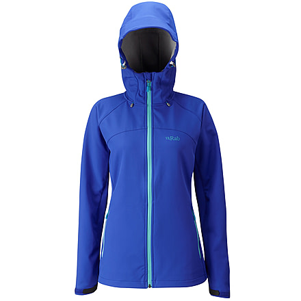 Rab Salvo Jacket - Womens-Nordic Blue/Ash-Large