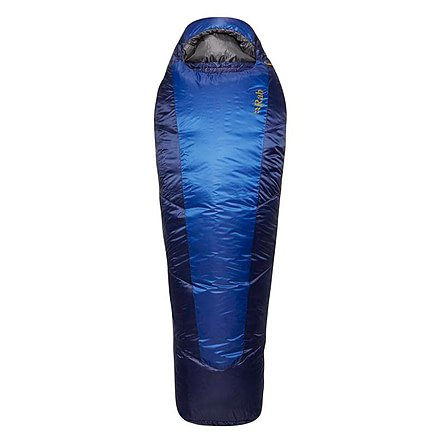 Rab Solar Eco 2 Sleeping Bag, Ascent Blue, Regular, Left Zip, QSS-10-ASB-REG-LZ