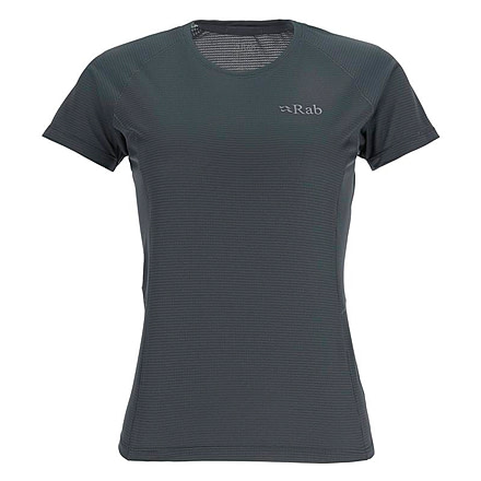Rab Sonic Tee - Womens, Beluga, 8, QBL-02-BEL-08