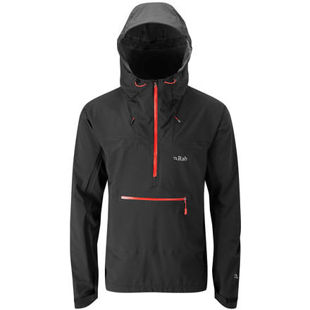Rab Spark Pull-On Jacket - Mens-Black-Medium
