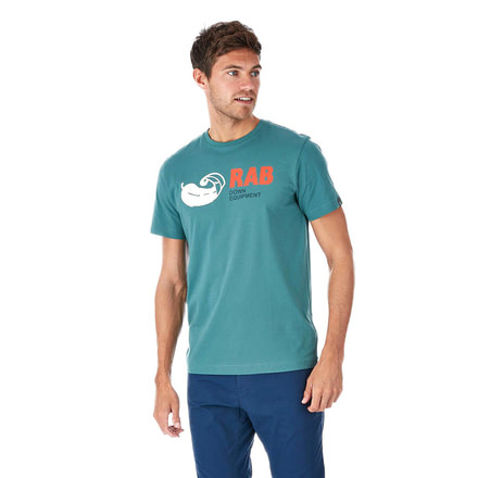 Rab Stance Vintage SS Tee - Mens, Bright Arctic, Medium, QCB-13-BA-M