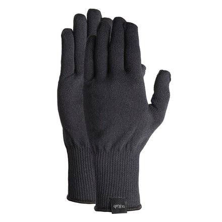 Rab Stretch Knit Glove - Mens, Black, Large, QAG-84-BL-L