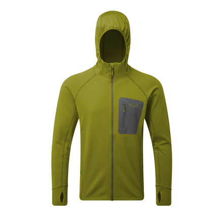 Rab Superflux Hoody, Cactus, Medium, QFE-65-CT-M