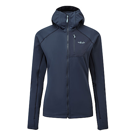 Rab Superflux Hoody - Womens, Deep Ink/Deep Ink, 8, QFE-90-DI-08