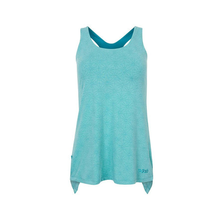 Rab Trance Tank - Womens, Seaglass/Amazon, 8, QBU-51-SE-08