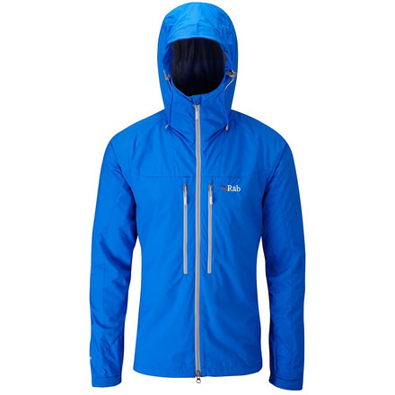 Rab Vapour-Rise Lite Alpine Jacket - Men's-Maya/Grey Zip-Medium