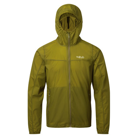 Rab Vital Windshell Hoody - Mens, Cactus, Small, QWS-37-CT-S