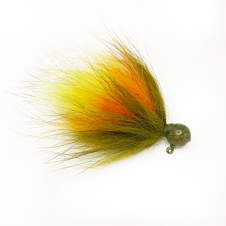 Rabid Baits Hair Jig 1/4oz #1/0 Owner Hook Perch, HJ4-907
