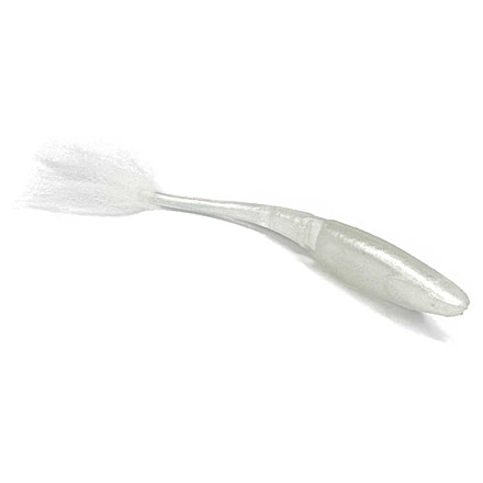 Rabid Baits Rab-Shad Soft Jerk Bait, 6in, Snow White, RS6-027