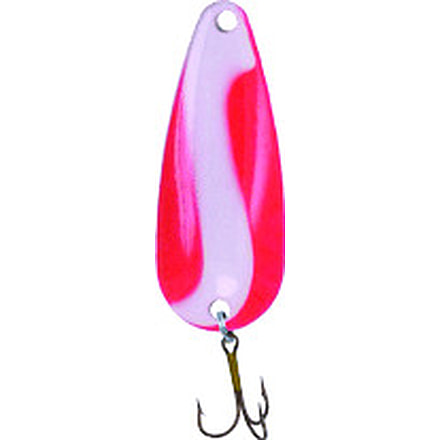 Rainbow Pot-O-Gold Spoon 1 3/4", 1/4 oz, Red/White Stripe, R414-RWS