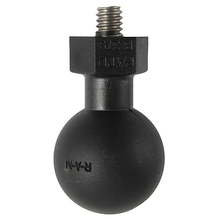 Ram Mounts 1 in Tough-Ball w/ 1/4-20 X .25 in Male Threaded Post, Black RAP-B-379U-252025