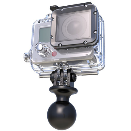 Ram Mounts Custom GoPro Hero Adapter, Black RAP-B-202U-GOP1