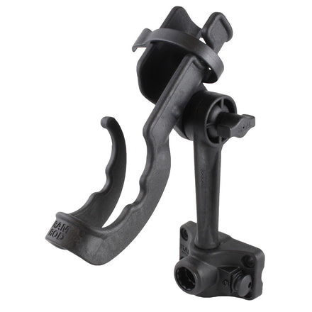 Ram Mounts RAM-ROD 2000 Fishing Rod Holder with Plunger Bulkhead Mounting Base, Black 84115.01.100