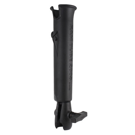 Ram Mounts RAM-TUBE 2008 Fishing Rod Holder without Base, Black 84117.01.100