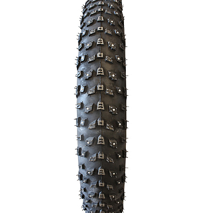 Rambo Bikes Arisun Sharktooth 26x4in Folding Studded Tire, Black, RP-25-09-01